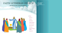 Desktop Screenshot of faithlutheranchurch-lascruces.org