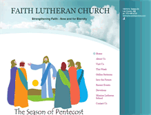 Tablet Screenshot of faithlutheranchurch-lascruces.org